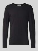 Casual Friday Longsleeve mit Rundhalsausschnitt Modell 'Theo' in Anthr...