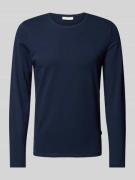 Casual Friday Longsleeve mit Rundhalsausschnitt Modell 'Theo' in Marin...