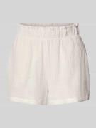 Vero Moda Loose Fit Shorts aus Baumwolle Modell 'NATALI' in Weiss, Grö...