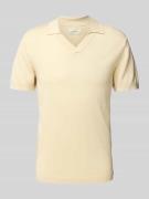 Blend T-Shirt mit V-Ausschnitt Modell 'ALLI' in Sand, Größe 3XL