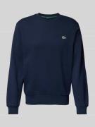 Lacoste Sweatshirt mit Logo-Detail in Marine, Größe XS