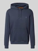 BOSS Orange Hoodie mit Label-Detail Modell 'Wetalk' in Marine, Größe L