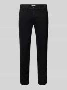 Tom Tailor Slim Fit Jeans mit Stretch-Anteil Modell 'Troy' in Black, G...