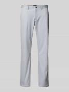 MCNEAL Slim Fit Chino mit Eingrifftaschen in Flanell Melange, Größe 42