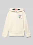 Roxy Hoodie mit Känguru-Tasche Modell 'HOPE YOU TRUST' in Ecru, Größe ...