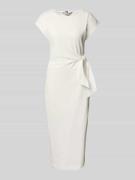 Tommy Hilfiger Tailliertes Freizeitkleid aus reiner Baumwolle in Ecru,...