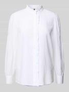 Tommy Hilfiger Relaxed Fit Bluse aus reinem Leinen in Weiss, Größe 34