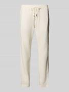 Tommy Hilfiger Loose Fit Stoffhose aus Leinen-Mix Modell 'HARLEM' in W...