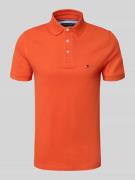 Tommy Hilfiger Slim Fit Poloshirt aus Baumwoll-Elasthan-Mix in Orange,...