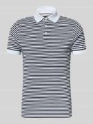 Tommy Hilfiger Slim Fit Poloshirt aus Baumwoll-Elasthan-Mix in Hellbla...