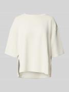 Jake*s Casual Sweatshirt mit 1/2-Arm in Ecru, Größe M