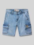 Levi’s® Kids Relaxed Fit Jeansshorts mit Cargotaschen in Blau, Größe 1...