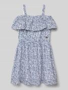 Guess Kleid aus reiner Baumwolle Modell 'SANGALLO' in Marine, Größe 14...