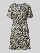 Vero Moda Tailliertes Minikleid aus reiner Viskose Modell 'ALBA' in Bl...