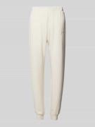 Guess Sweatpants mit Label-Stitching Modell 'LUCIA' in Beige, Größe L
