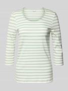 Christian Berg Woman T-Shirt mit 3/4-Arm und Rundhalsausschnitt in Lin...