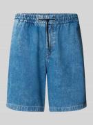 BOSS Orange Regular Fit Jeansshorts mit elastischem Bund Modell 'Sandr...