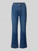Marc Cain Feminine Fit Jeans mit Eingrifftaschen in Marine Melange, Gr...