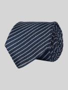 altea Seidenkrawatte mit Strukturmuster Modell 'Ticino' in Marine, Grö...