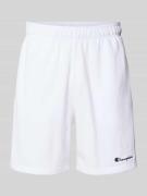 CHAMPION Relaxed Fit Shorts mit Label-Stitching Modell 'ICONS' in Weis...