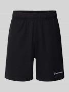 CHAMPION Relaxed Fit Shorts mit Label-Stitching Modell 'ICONS' in Blac...