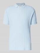 SELECTED HOMME Slim Fit Poloshirt mit Strukturmuster Modell 'JADEN' in...