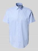 Christian Berg Men Regular Fit Business-Hemd mit Knopfleiste in Bleu, ...