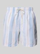 SELECTED HOMME Badehose mit elastischem Bund in Beige, Größe L