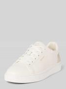 Gant Ledersneaker mit Label-Print Modell 'JULICE' in Weiss, Größe 41