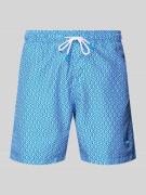 Shiwi Regular Fit Badehose mit Label-Patch Modell 'Mike' in Royal, Grö...
