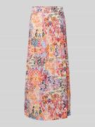 ICHI Midirock mit elastischem Bund Modell 'MARRAKECH' in Pink, Größe X...