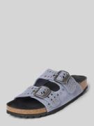 Verbenas Sandalette aus Leder Modell 'RANDELL SERRAJE TACHAS' in Hellb...