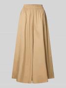 Christian Berg Woman Hose mit weitem Bein und elastischem Bund in Sand...