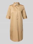 Christian Berg Woman Knielanges Hemdblusenkleid mit verdeckter Knopfle...