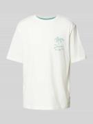 Only & Sons T-Shirt mit Stitching-Detail Modell 'MILO' in Weiss, Größe...