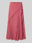Ted Baker Maxirock mit Volants Modell 'olwani' in Rose, Größe 34