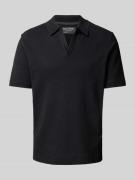 Marc O'Polo Regular Fit Poloshirt aus Baumwoll-Elasthan-Mix in Black, ...
