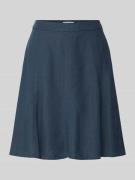 Marc O'Polo Ausgestellter Mini-Rock aus reinem Leinen in Marine, Größe...