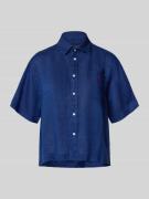 Polo Ralph Lauren Loose Fit Hemdbluse aus reinem Leinen in Marine, Grö...