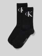 Calvin Klein Jeans Socken mit Label-Print im 2er-Pack in Black, Größe ...