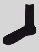 Falke Strümpfe mit Bio-Baumwolle Modell 'MILANO' in Black, Größe 39/40
