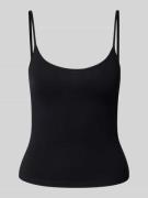 Review Trägertop mit Rundhalsausschnitt in Black, Größe L
