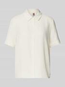 Tommy Hilfiger Relaxed Fit Bluse mit kurzem Arm in Ecru, Größe 46