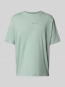 BOSS Green T-Shirt mit Label-Print und Rundhalsausschnitt in Mint, Grö...