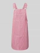 Pieces Regular Fit Latzkleid aus Baumwoll-Mix Modell 'ALLO' in Bordeau...