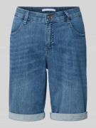 MAC Regular Fit Jeansshorts mit Eingriff- und Gesäßtaschen in Hellblau...