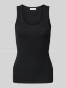 Marc O'Polo Slim Fit Tank Top aus Baumwoll-Mix in BLACK, Größe S