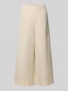 Marc O'Polo Wide Leg Culotte aus Lyocell-Leinen-Mix in Sand, Größe 36