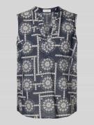 Marc O'Polo Loose Fit Blusentop aus reiner Baumwolle in Dunkelblau, Gr...