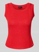 monari Tanktop in Strick-Optik in Cognac, Größe 36